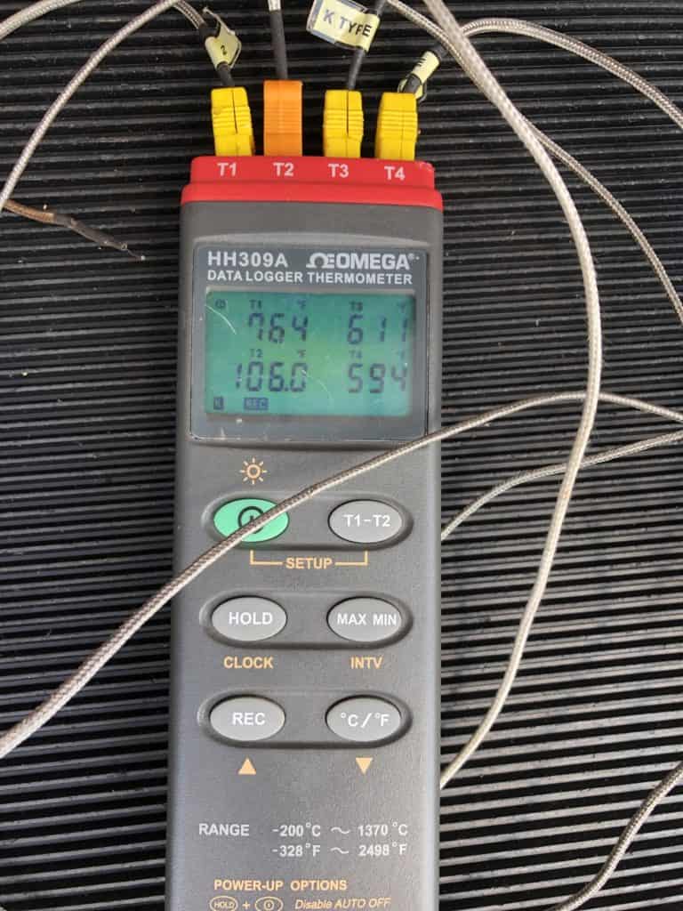 Max Temperature testing of the Traeger Pro 575