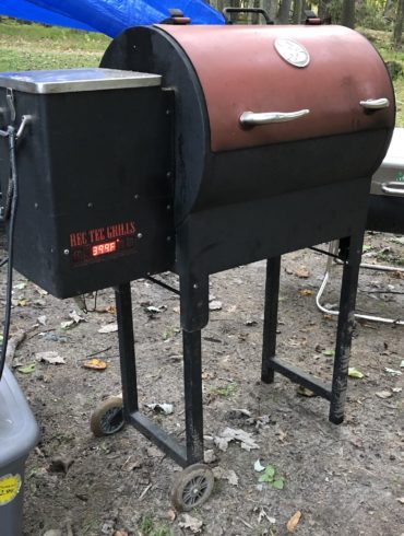 pellet grills used on camping trip