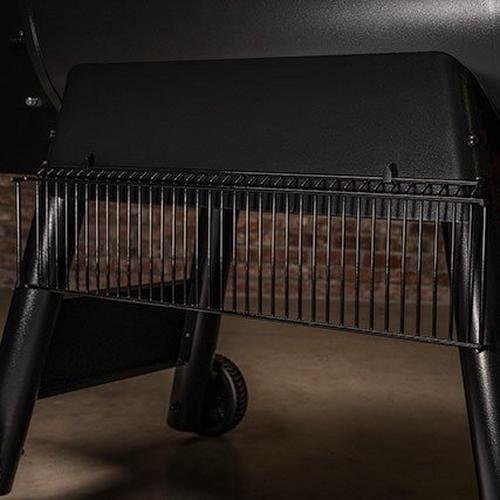 Grate hanger on the rear of the Traeger Pro 575