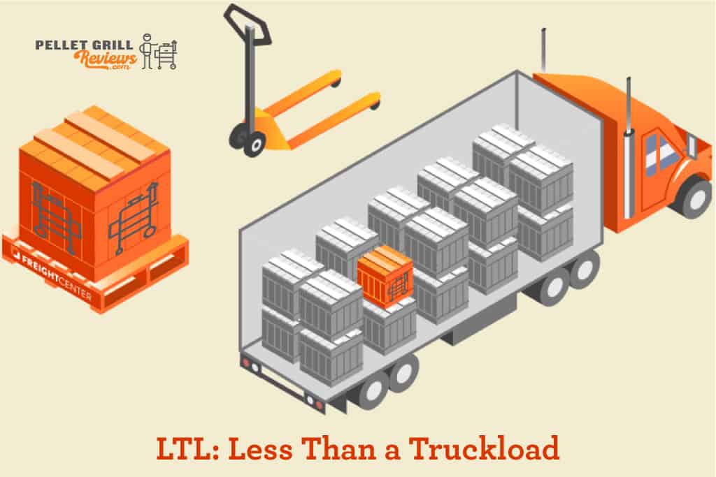 Pellet grill LTL, less than a truckload, shipping explanation